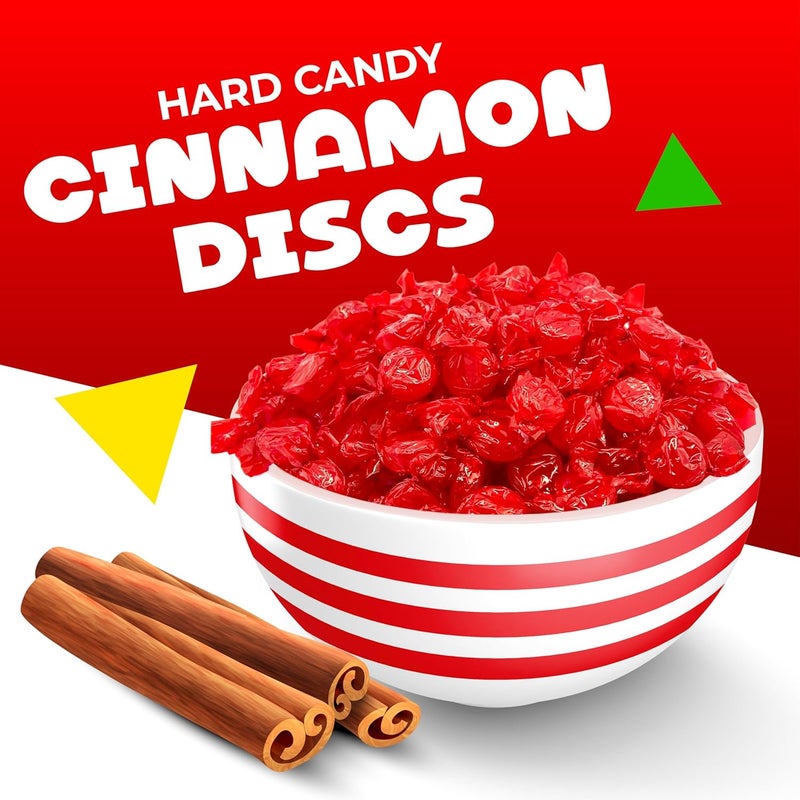 LAETAFOOD Cinnamon Discs Hard Candy - 1 Pound Bag - Image 4